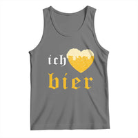 Funny Oktoberfest Tank Top Ich Liebe Bier Heart German Beer Foam - Wonder Print Shop