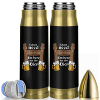 Oktoberfest Bullet Tumbler I Don't Need Lederhosen I'm Here For The Bier - Wonder Print Shop