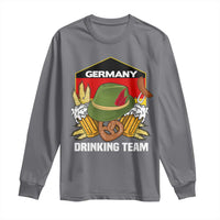 Germany Drinking Team Long Sleeve Shirt Germany Beer Festivals Oktoberfest Alpine hat Barley - Wonder Print Shop