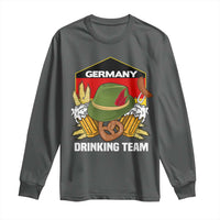 Germany Drinking Team Long Sleeve Shirt Germany Beer Festivals Oktoberfest Alpine hat Barley - Wonder Print Shop