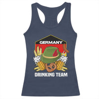 Germany Drinking Team Racerback Tank Top Germany Beer Festivals Oktoberfest Alpine hat Barley - Wonder Print Shop