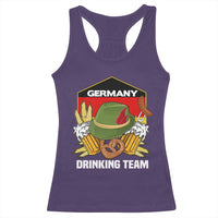 Germany Drinking Team Racerback Tank Top Germany Beer Festivals Oktoberfest Alpine hat Barley - Wonder Print Shop
