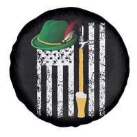 Funny German Beer Spare Tire Cover Oktoberfest Vintage American Flag Alpine hat - Wonder Print Shop