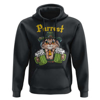 Funny Oktoberfest Cat Hoodie Purrost Kitty Drinking Beer Lederhosen Pet Lovers