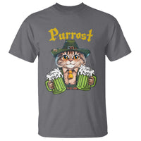 Funny Oktoberfest Cat T Shirt Purrost Kitty Drinking Beer Lederhosen Pet Lovers - Wonder Print Shop