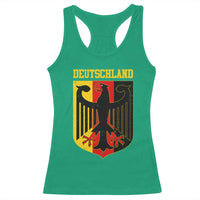 Deutschland German Pride Racerback Tank Top Bundesadler Coat of Arms - Wonder Print Shop