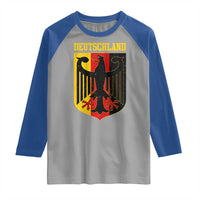 Deutschland German Pride Raglan Shirt Bundesadler Coat of Arms - Wonder Print Shop