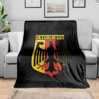 Oktoberfest Throw Blanket Bundesadler Coat of Arms German Flag - Wonder Print Shop
