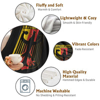 Oktoberfest Throw Blanket Bundesadler Coat of Arms German Flag - Wonder Print Shop