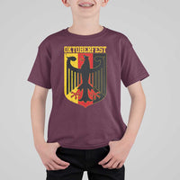 Oktoberfest T Shirt For Kid Bundesadler Coat of Arms German Flag - Wonder Print Shop