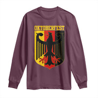 Oktoberfest Long Sleeve Shirt Bundesadler Coat of Arms German Flag - Wonder Print Shop