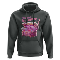Breast Cancer Awareness Hoodie Treasure The Chest Crystal Diamond Pink Ribbon - Wonder Print Shop