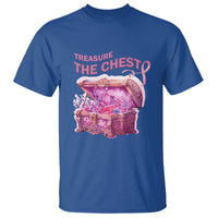 Breast Cancer Awareness T Shirt Treasure The Chest Crystal Diamond Pink Ribbon - Wonder Print Shop