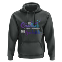 Suicide Prevention Awareness Hoodie The Comeback Is Always Stronger Than The Setback Semicolon - Wonder Print Shop