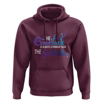 Suicide Prevention Awareness Hoodie The Comeback Is Always Stronger Than The Setback Semicolon - Wonder Print Shop