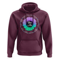 Suicide Prevention Awareness Hoodie You Are Never Alone Enough Amazing Special Strong Lovely Sunflower - Wonder Print Shop