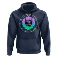 Suicide Prevention Awareness Hoodie You Are Never Alone Enough Amazing Special Strong Lovely Sunflower - Wonder Print Shop