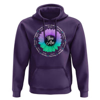 Suicide Prevention Awareness Hoodie You Are Never Alone Enough Amazing Special Strong Lovely Sunflower - Wonder Print Shop