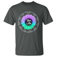 Suicide Prevention Awareness T Shirt You Are Never Alone Enough Amazing Special Strong Lovely Sunflower - Wonder Print Shop