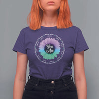 Suicide Prevention Awareness T Shirt For Women You Are Never Alone Enough Amazing Special Strong Lovely Sunflower - Wonder Print Shop