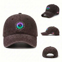 Suicide Prevention Awareness Washed Cotton Baseball Cap You Are Never Alone Enough Amazing Special Strong Lovely Sunflower
