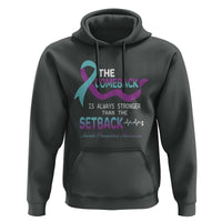 Suicide Prevention Awareness Hoodie The Comeback Is Always Stronger Than The Setback Heartbeat - Wonder Print Shop
