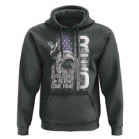 RED Friday Hoodie Remember Everyone Deployed Until They All Come Home Military Eagle USA Flag - Wonder Print Shop