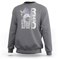 RED Friday Sweatshirt Remember Everyone Deployed Until They All Come Home Military Eagle USA Flag - Wonder Print Shop