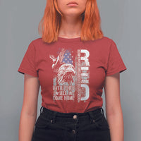 RED Friday T Shirt For Women Remember Everyone Deployed Until They All Come Home Military Eagle USA Flag - Wonder Print Shop