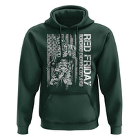 RED Friday Hoodie Remember Everyone Deployed Military American Flag - Wonder Print Shop