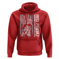 RED Friday Hoodie Remember Everyone Deployed Military American Flag - Wonder Print Shop