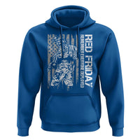 RED Friday Hoodie Remember Everyone Deployed Military American Flag - Wonder Print Shop