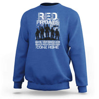 RED Fridays Sweatshirt Until My Brother And All Of America's Deployed Troops Come Home Military - Wonder Print Shop