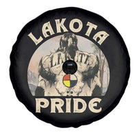 Native American Spare Tire Cover Lakota Pride Medicine Wheel Cow Skull - Wonder Print Shop