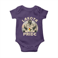 Native American Baby Onesie Lakota Pride Medicine Wheel Cow Skull - Wonder Print Shop