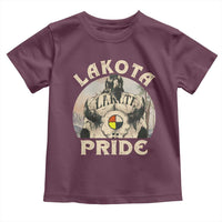 Native American Toddler T Shirt Lakota Pride Medicine Wheel Cow Skull - Wonder Print Shop