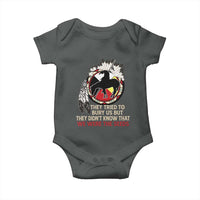 Native American Baby Onesie They Tried To Bury Us But They Didn't Know That Medicine Wheel - Wonder Print Shop
