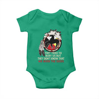 Native American Baby Onesie They Tried To Bury Us But They Didn't Know That Medicine Wheel - Wonder Print Shop