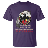 Native American T Shirt They Tried To Bury Us But They Didn't Know That Medicine Wheel - Wonder Print Shop