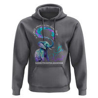 Suicide Prevention Awareness Hoodie In A World Where You Can Be Anything Be Kind Elephant - Wonder Print Shop