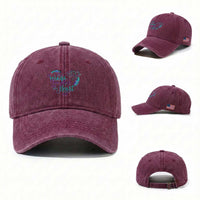 Suicide Prevention Awareness Washed Cotton Baseball Cap His Wings Were Ready But My Heart Was Not Feathers