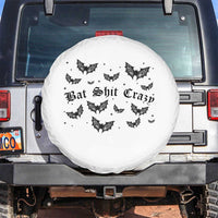 Funny Halloween Bat Shit Crazy Spare Tire Cover Horror Gothic Coquette Bat - Wonder Print Shop