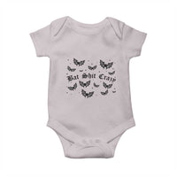 Funny Halloween Bat Shit Crazy Baby Onesie Horror Gothic Coquette Bat - Wonder Print Shop