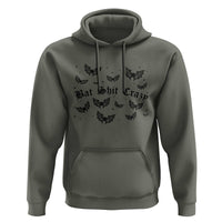 Funny Halloween Bat Shit Crazy Hoodie Horror Gothic Coquette Bat - Wonder Print Shop