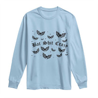 Funny Halloween Bat Shit Crazy Long Sleeve Shirt Horror Gothic Coquette Bat - Wonder Print Shop