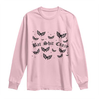 Funny Halloween Bat Shit Crazy Long Sleeve Shirt Horror Gothic Coquette Bat - Wonder Print Shop