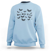 Funny Halloween Bat Shit Crazy Sweatshirt Horror Gothic Coquette Bat - Wonder Print Shop