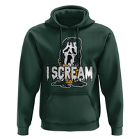 Funny Halloween Ghost Horror Face Hoodie I Scream Ice Cream Slasher Pun - Wonder Print Shop