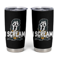 Funny Halloween Ghost Horror Face Tumbler Cup I Scream Ice Cream Slasher Pun - Wonder Print Shop