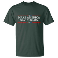 Make America Gavin Again T Shirt Gavin Newsom Support Stars And Stripes - Wonder Print Shop